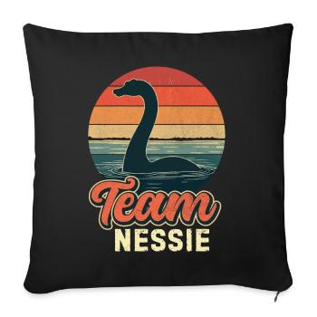 L’équipe Nessie - Housse de coussin décorative 45 x 45 cm - noir - Devant