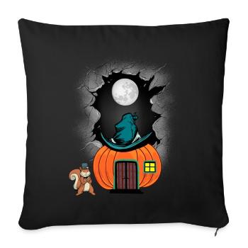 Halloween Pumpkin Child Kids Toddlers Baby - Sofa pillowcase 17,3'' x 17,3'' (45 x 45 cm) - black - Front