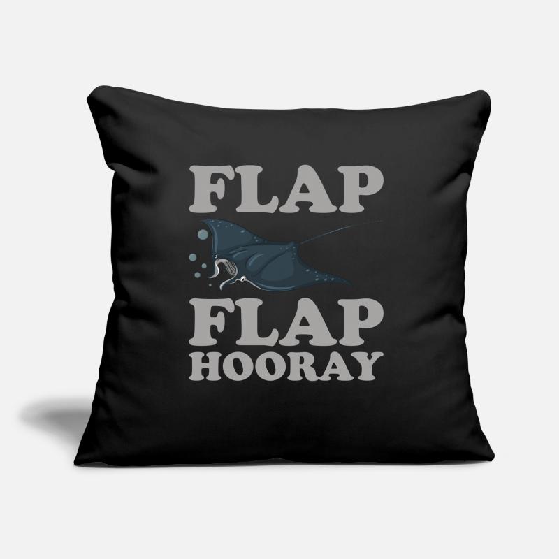 Manta Ray Lover Sea Creature Devil Ray Sofa pillowcase 17,3'' x 17,3'' (45 x 45 cm)