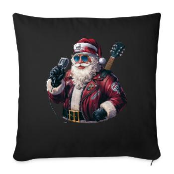 Weihnachtsmann Santa Claus Christmas Weihnachten - Sofa pillowcase 17,3'' x 17,3'' (45 x 45 cm) - black - Front