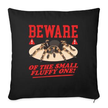 Tarentule Tarentule Araignée Cadeau - Housse de coussin décorative 45 x 45 cm - noir - Devant