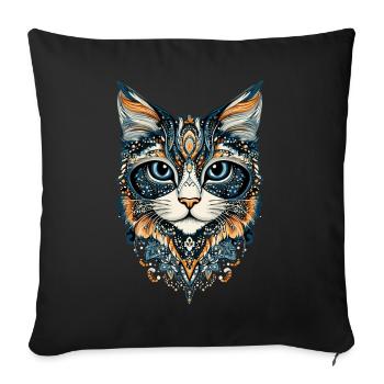 Persian Cat Persian Cat Persian Cat Cute Cats - Sofa pillowcase 17,3'' x 17,3'' (45 x 45 cm) - black - Front