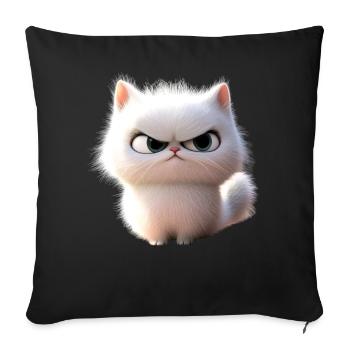 Persian Cat Persian Cat Persian Cat Cute Cats - Sofa pillowcase 17,3'' x 17,3'' (45 x 45 cm) - black - Front