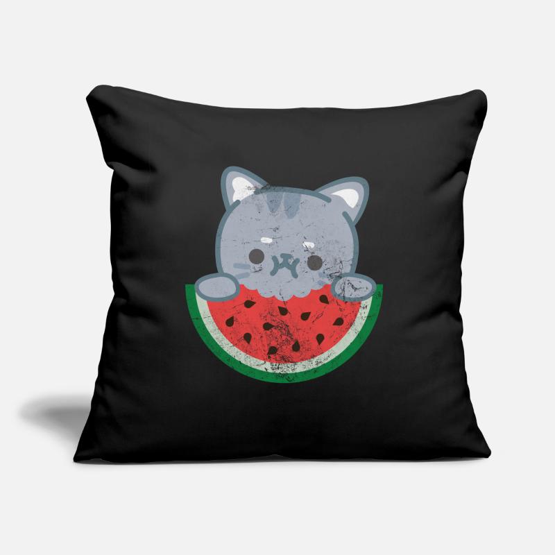 Pastèque Housse de coussin décorative 45 x 45 cm