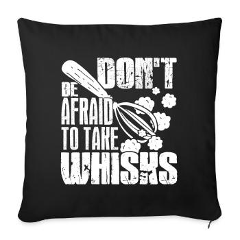 Baker Bakers Take Whisks - Sofa pillowcase 17,3'' x 17,3'' (45 x 45 cm) - black - Front