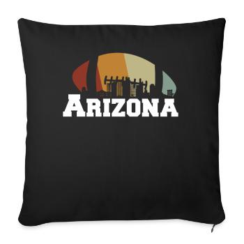 Arizona State Sedona Phoenix Grand Canyon AZ - Sofakissenbezug 45 x 45 cm - Schwarz - Vorne