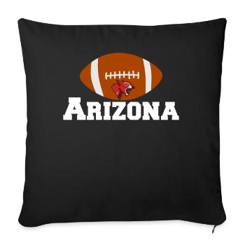 Arizona State Sedona Phoenix Grand Canyon AZ - Sofa pillowcase 17,3'' x 17,3'' (45 x 45 cm) - black - Front