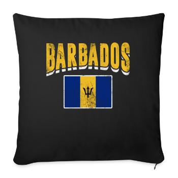 Barbados - Sofa pillowcase 17,3'' x 17,3'' (45 x 45 cm) - black - Front
