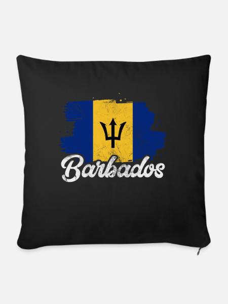 Barbados - Sofakissenbezug 45 x 45 cm - Schwarz