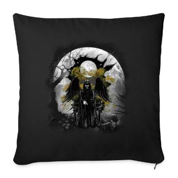 mystical halloween ghost ghost ghost - Sofa pillowcase 17,3'' x 17,3'' (45 x 45 cm) - black - Front