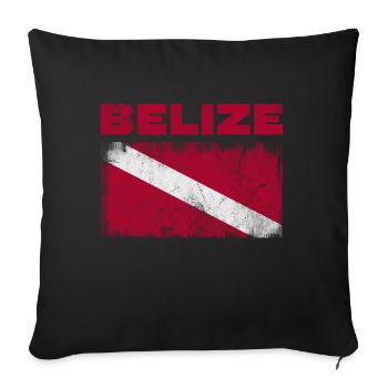 Belize - Sofakissenbezug 45 x 45 cm - Schwarz - Vorne