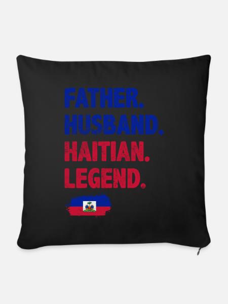 Haiti - Sofakissenbezug 45 x 45 cm - Schwarz