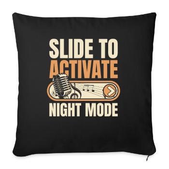 Faites glisser pour activer le mode nuit Opera House Lover - Housse de coussin décorative 45 x 45 cm - noir - Devant