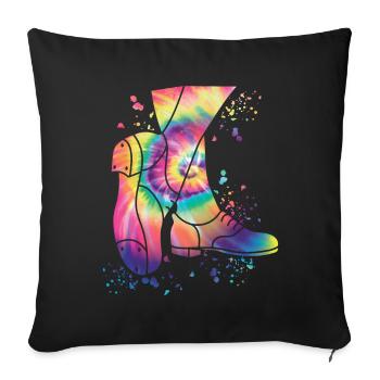 Tap Dancers Tap Dancing Kids Tap Dance - Sofa pillowcase 17,3'' x 17,3'' (45 x 45 cm) - black - Front