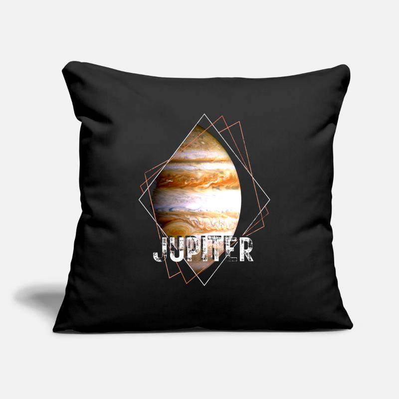 Jupiter planète système solaire Housse de coussin décorative 45 x 45 cm