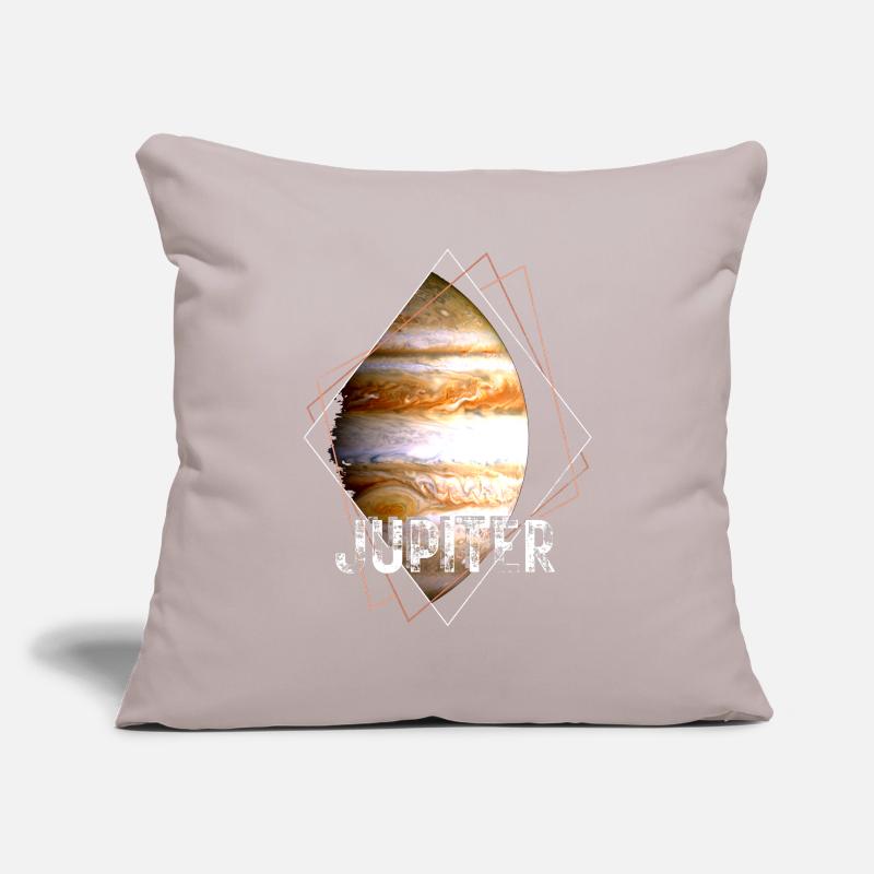 Jupiter planète système solaire Housse de coussin décorative 45 x 45 cm