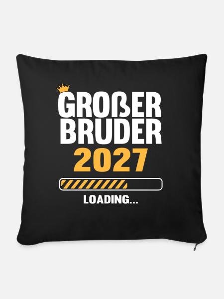 Großer Bruder 2027 Loading - Sofakissenbezug 45 x 45 cm - Schwarz
