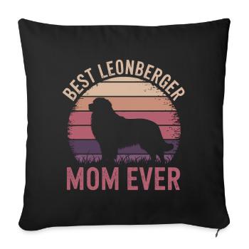 Leonberger Saying Funny Leonberger Gift - Sofa pillowcase 17,3'' x 17,3'' (45 x 45 cm) - black - Front