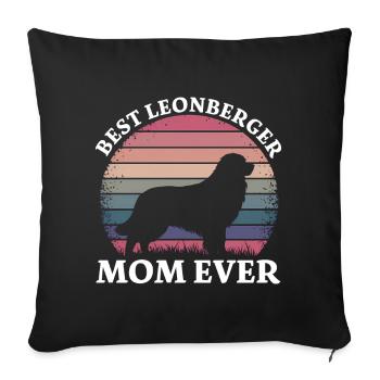 Leonberger Saying Funny Leonberger Gift - Sofa pillowcase 17,3'' x 17,3'' (45 x 45 cm) - black - Front