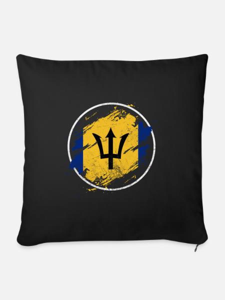 Barbados - Sofakissenbezug 45 x 45 cm - Schwarz