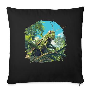 Grilling Grilling - Sofa pillowcase 17,3'' x 17,3'' (45 x 45 cm) - black - Front