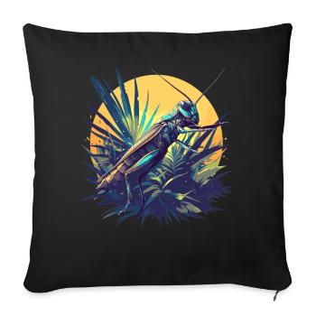 Grilling Grilling - Sofa pillowcase 17,3'' x 17,3'' (45 x 45 cm) - black - Front