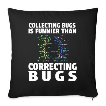 IT Geek, PC Accessories Storage Devices Evolution - Sofa pillowcase 17,3'' x 17,3'' (45 x 45 cm) - black - Front
