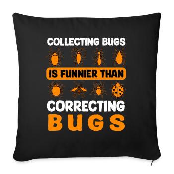 IT Geek, PC Accessories Storage Devices Evolution - Sofa pillowcase 17,3'' x 17,3'' (45 x 45 cm) - black - Front