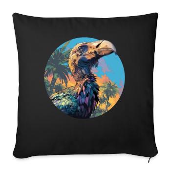 Dodos Dodo - Housse de coussin décorative 45 x 45 cm - noir - Devant