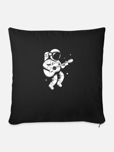 Astronaut - Sofakissenbezug 45 x 45 cm - Schwarz