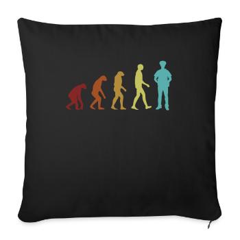 Correctional Officer Evolution Corrections Officer - Sofa pillowcase 17,3'' x 17,3'' (45 x 45 cm) - black - Front