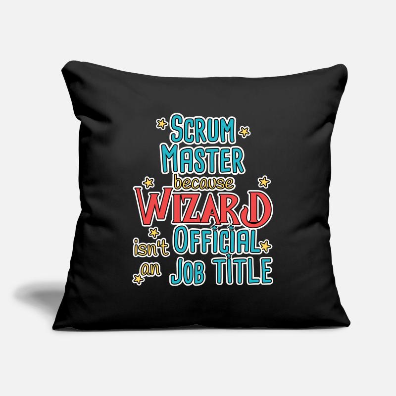 Scrum Master Wizard Sofa pillowcase 17,3'' x 17,3'' (45 x 45 cm)