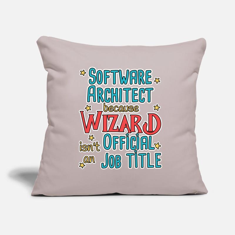 Software Architect Wizard Software Architecture Housse de coussin décorative 45 x 45 cm