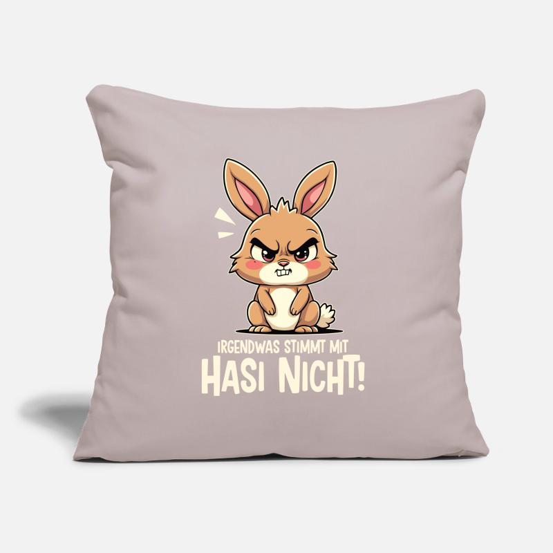 Something's wrong with Hasi Bad Hasi Sofa pillowcase 17,3'' x 17,3'' (45 x 45 cm)