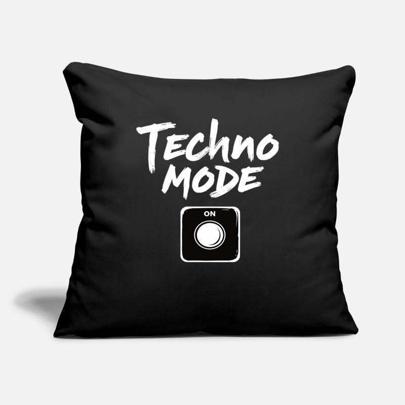 Techno Mode On Techno Techno Music Techno Sofa pillowcase 17,3'' x 17,3'' (45 x 45 cm)
