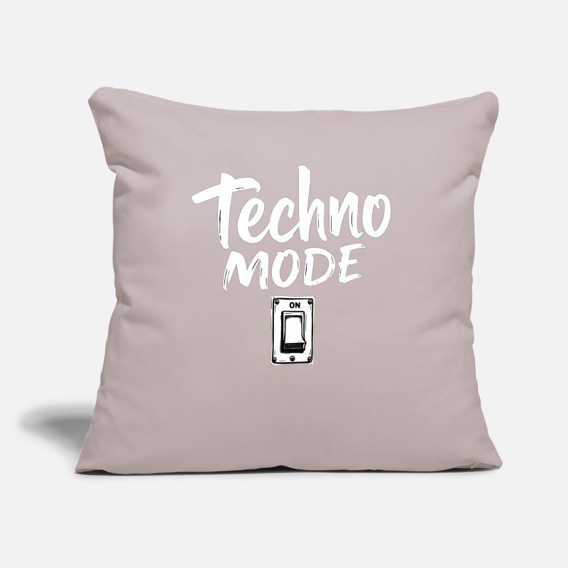 Mode Techno sur Techno Techno Musique Techno Housse de coussin décorative 45 x 45 cm