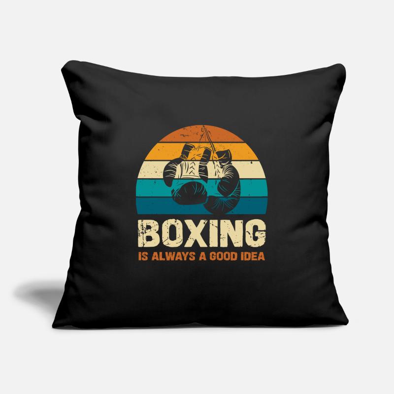 Boxing is always a good idea Sofa pillowcase 17,3'' x 17,3'' (45 x 45 cm)
