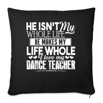 Security Guard I Love My Security Guard - Sofa pillowcase 17,3'' x 17,3'' (45 x 45 cm) - black - Front