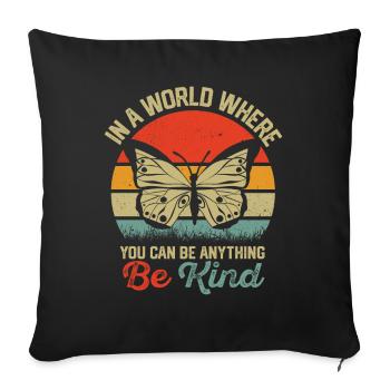 Autism Awareness Day Autistic Gift - Sofa pillowcase 17,3'' x 17,3'' (45 x 45 cm) - black - Front