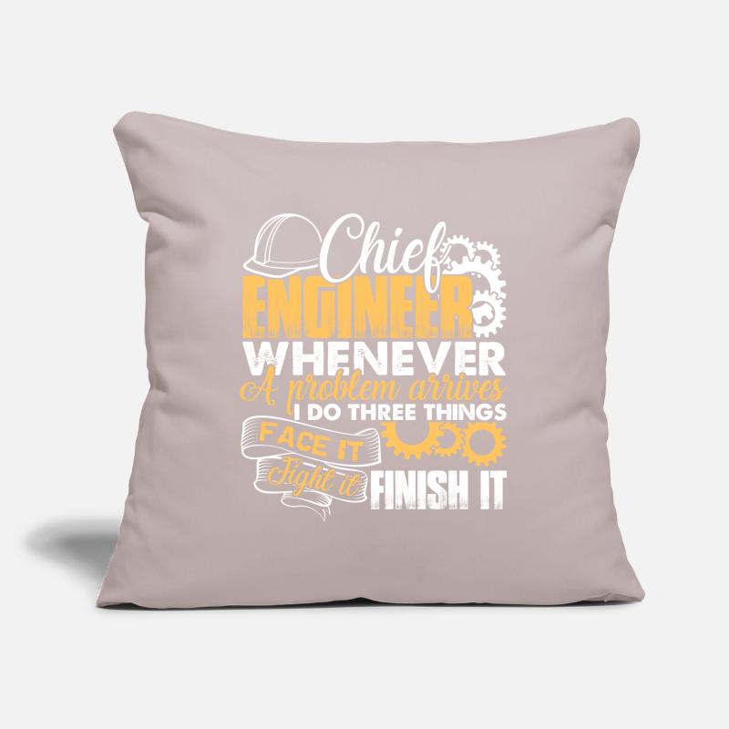 Chief Engineer Solves Problem Sofa pillowcase 17,3'' x 17,3'' (45 x 45 cm)