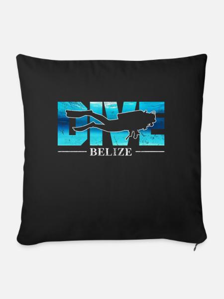 Belize - Sofakissenbezug 45 x 45 cm - Schwarz