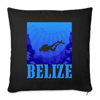 Belize Latino Belizer Belizerin Maya Geschenk - Sofakissenbezug 45 x 45 cm - Schwarz - Vorne