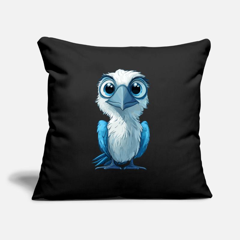 Blue-footed booby Sofa pillowcase 17,3'' x 17,3'' (45 x 45 cm)
