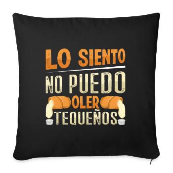 Tequenos Venezuelan - Sofa pillowcase 17,3'' x 17,3'' (45 x 45 cm) - black - Front