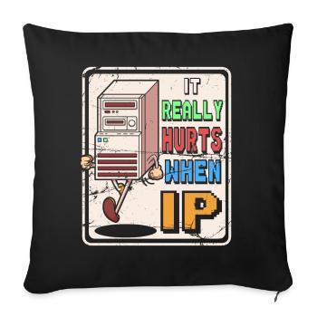 IT Geek, PC Accessories Storage Devices Evolution - Sofa pillowcase 17,3'' x 17,3'' (45 x 45 cm) - black - Front