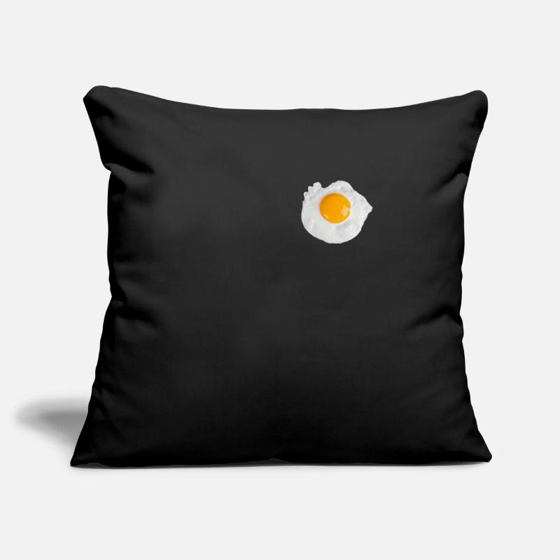 Egg Fried Egg Scrambled Eggs Breakfast Egg for Toast Sofa pillowcase 17,3'' x 17,3'' (45 x 45 cm)