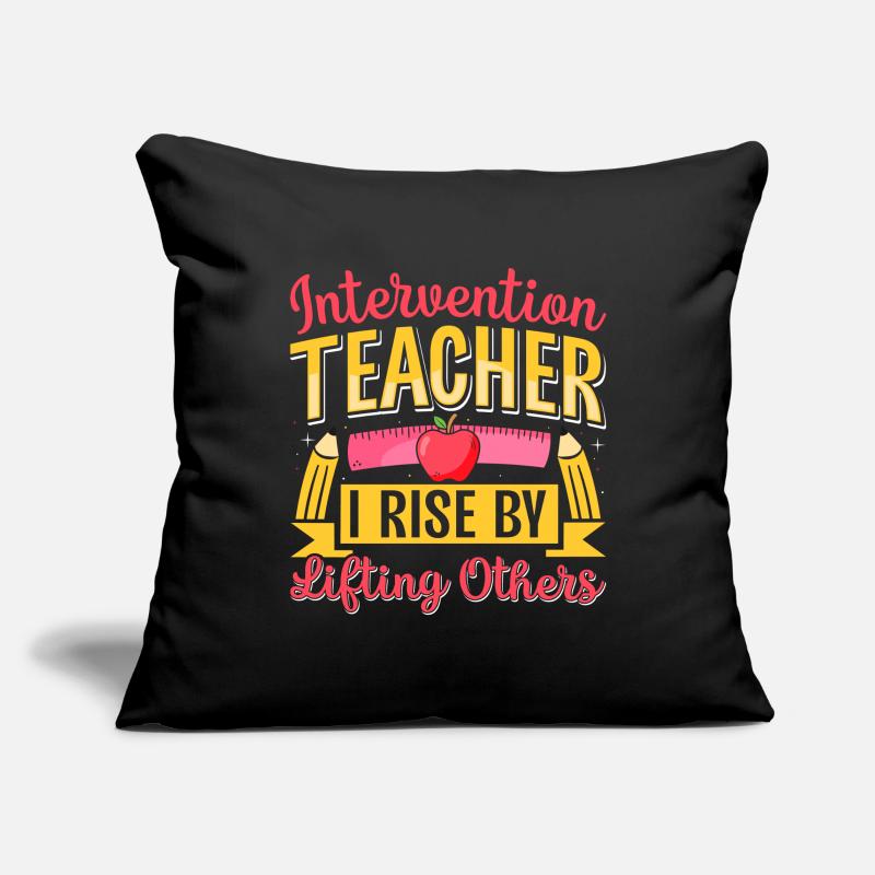 Enseignant d’intervention, Spécialiste de l’intervention Housse de coussin décorative 45 x 45 cm