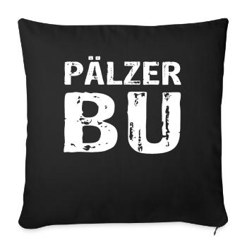 Pälzer Bub - Sofakissenbezug 45 x 45 cm - Schwarz - Vorne