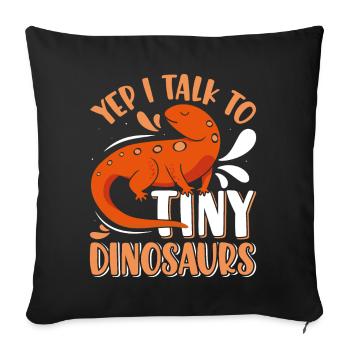 Newt - Sofa pillowcase 17,3'' x 17,3'' (45 x 45 cm) - black - Front