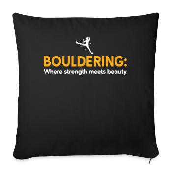 Bloc Force Beauté Bloc - Housse de coussin décorative 45 x 45 cm - noir - Devant